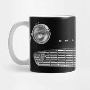 Triumph TR3 1950s British classic car minimalist grille Mug